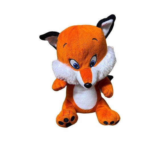 Six Flags Orange Exclusive Blue Eye Fox Stuffed Animal One Size - Picture 6 of 9